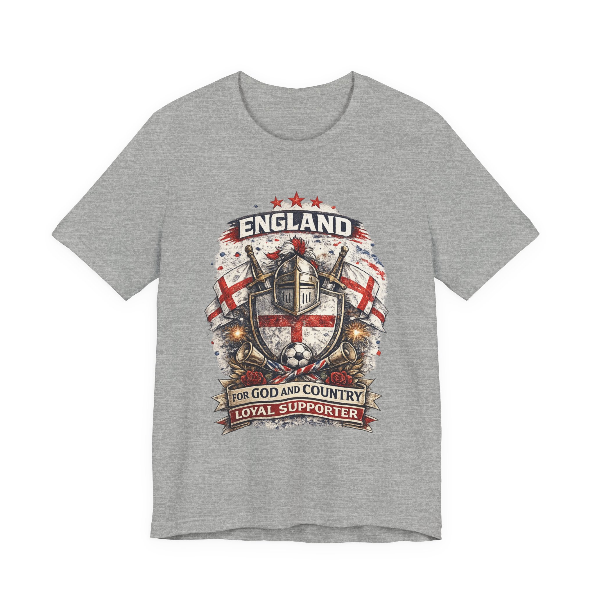 england crest t shirt — "for god and country" loyal supporter tee england crest t shirt — "for god and country" loyal supporter tee