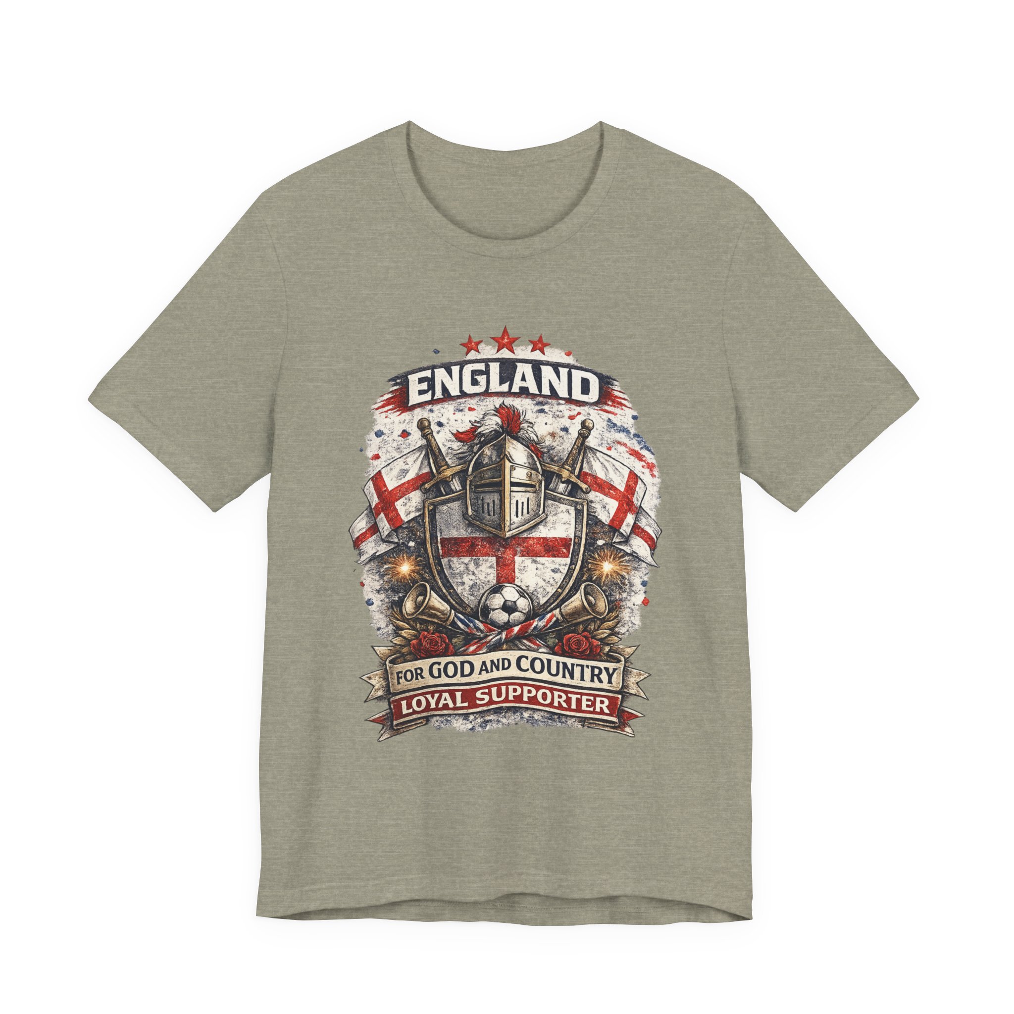 england crest t shirt — "for god and country" loyal supporter tee england crest t shirt — "for god and country" loyal supporter tee
