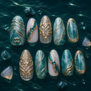 aquarius marble gold