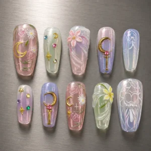 Celestial Aura Nails