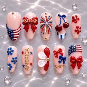 freedom fireworks glam