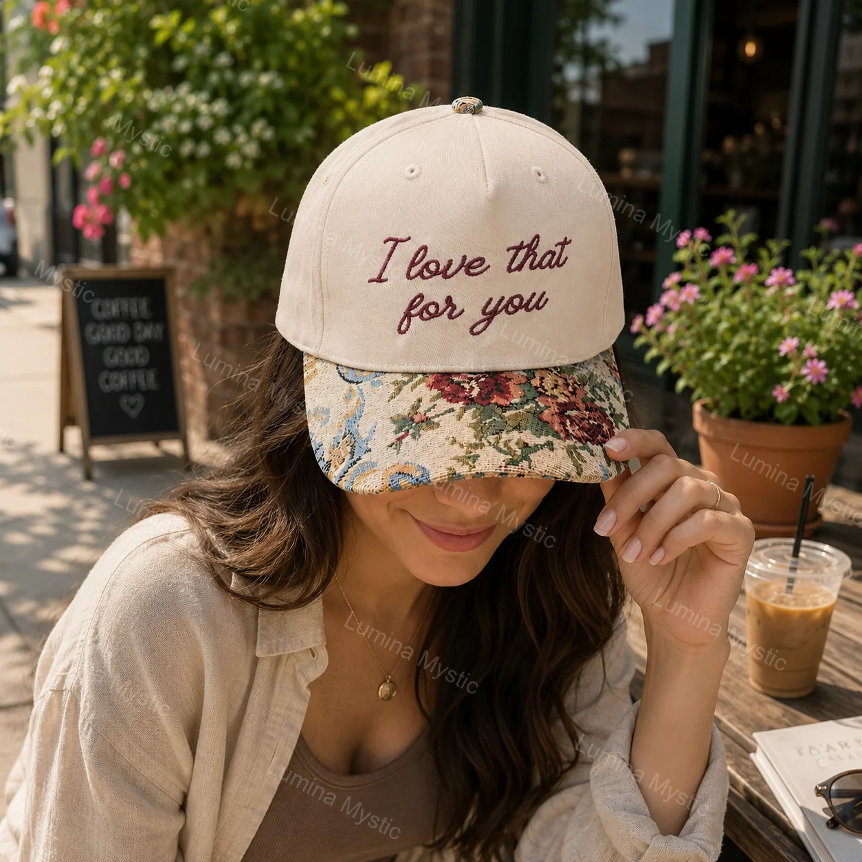 i love that for you tapestry cap i love that for you tapestry cap