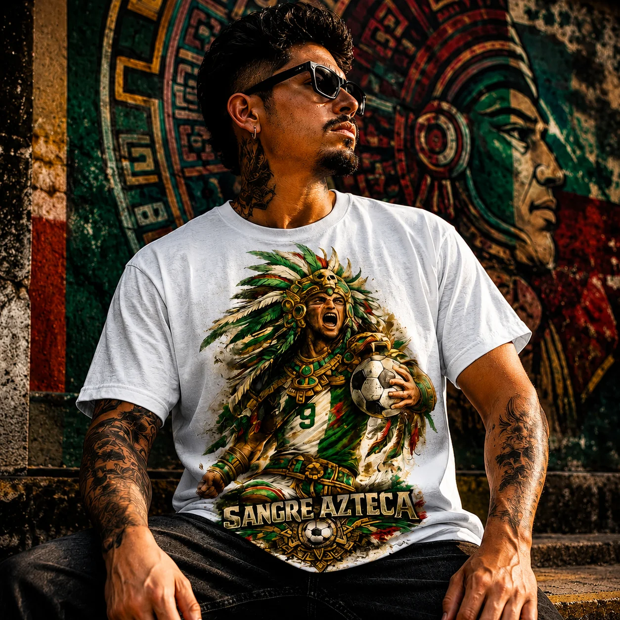 sacred aztec soccer tee sacred aztec soccer tee