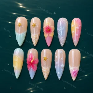 tropical seashell glow