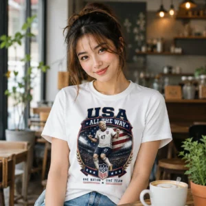 trump usa soccer dance tee
