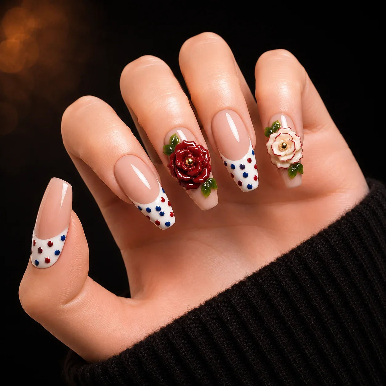 vintage rose dot nails mock 1.1