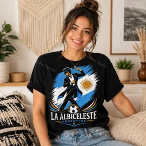 argentina tango soccer tee