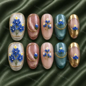 backyard bbq foodie nails