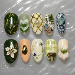 emerald garden nails