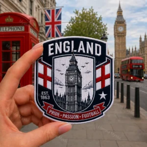 england big ben football patch