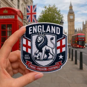 england pride lion soccer patch