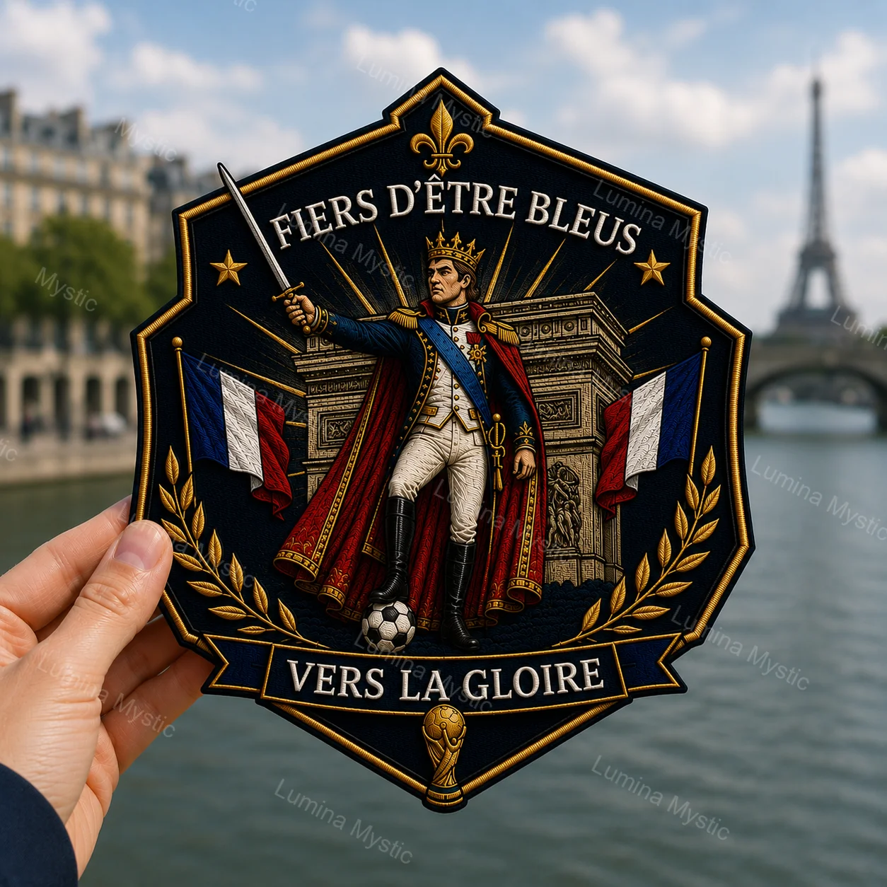 france fiers d'être bleus patch france fiers d'être bleus patch