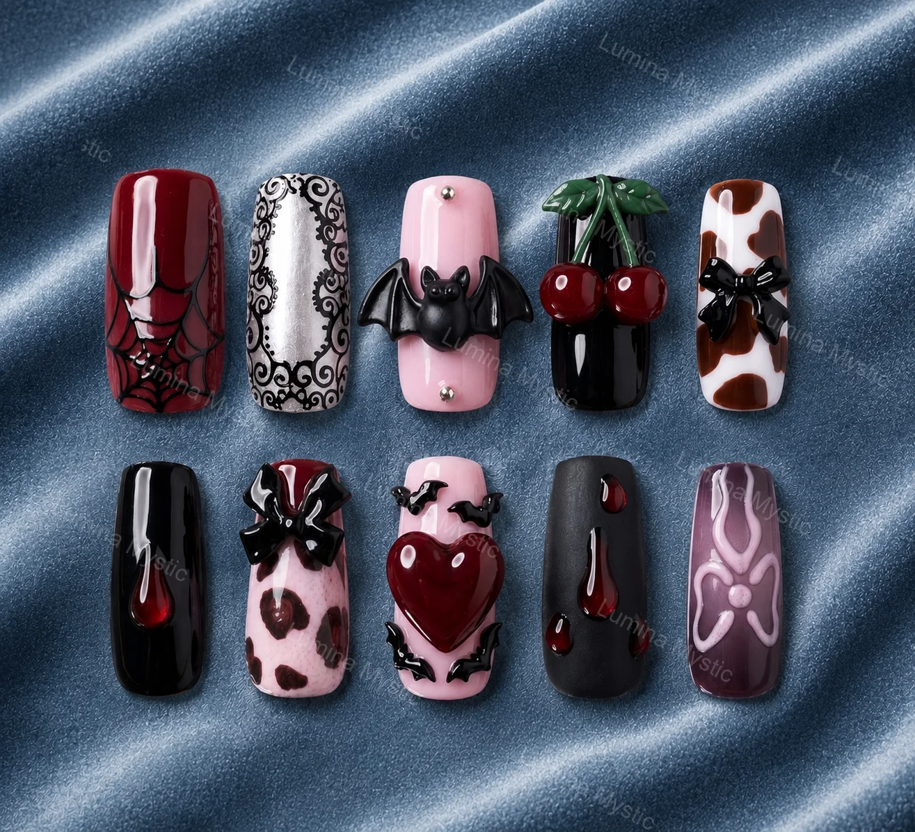 goth chic coffin press ons goth chic coffin press ons