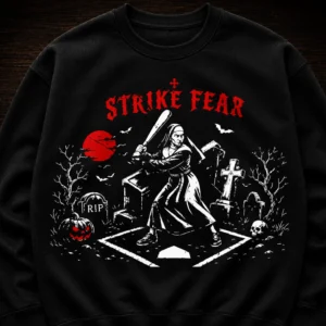 strike fear halloween sweatshirt