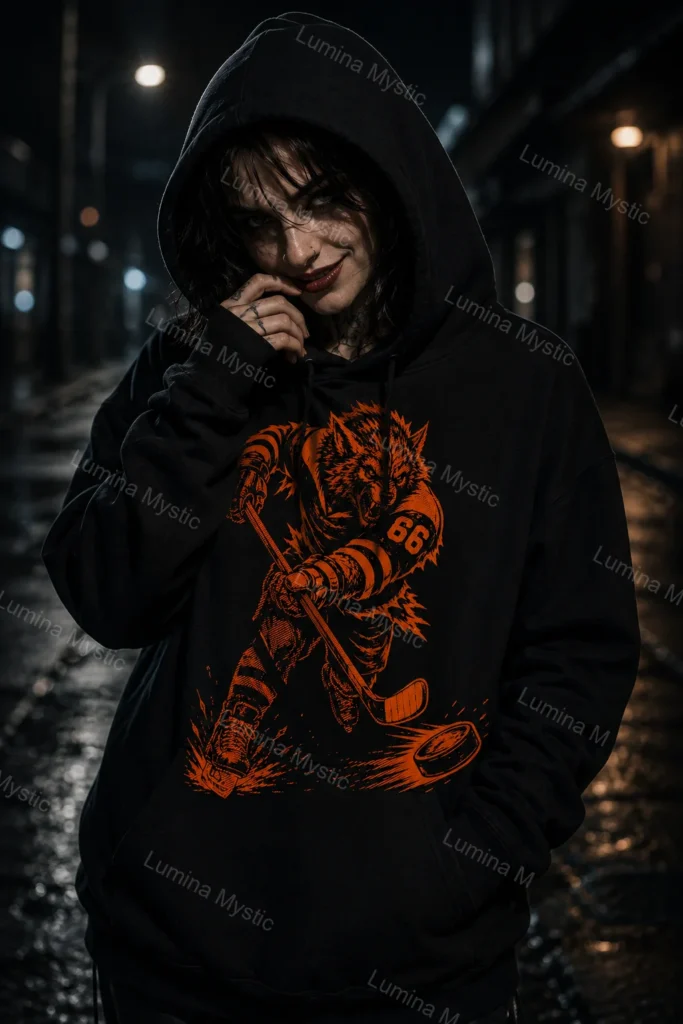 werewolf hockey hoodie cover